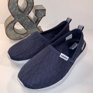 ADIDAS Navy Slip On Tennis Shoes w/Memory Foam
